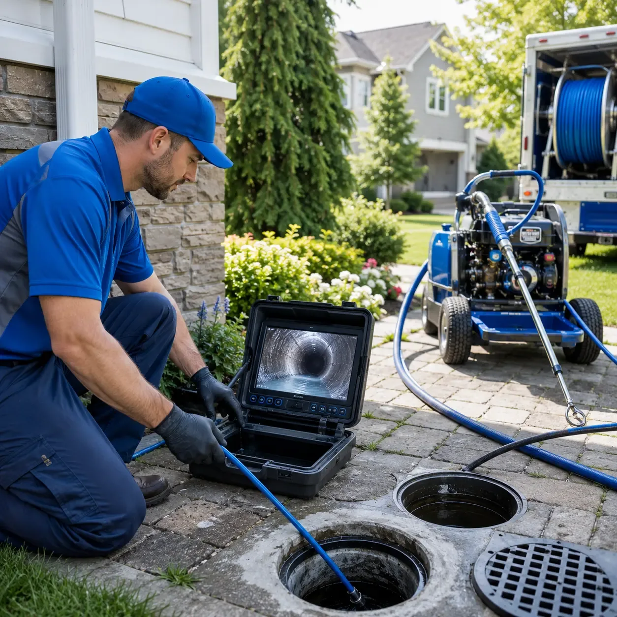 Outdoor drain cleaning professionals serving Stockport, IA